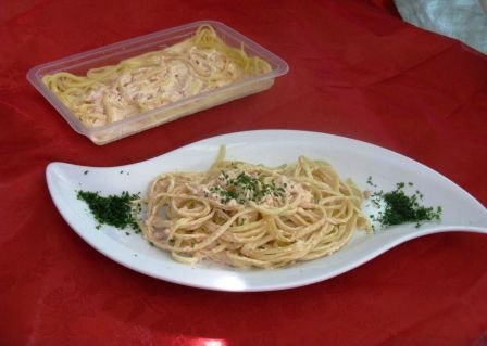 Pasta al salmone