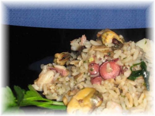 risotto bianco alla pescatora