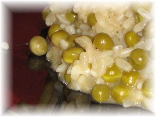 risotto con i piselli