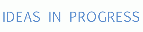 progettazione di esperienze di consumo IDEAS IN PROGRESS
